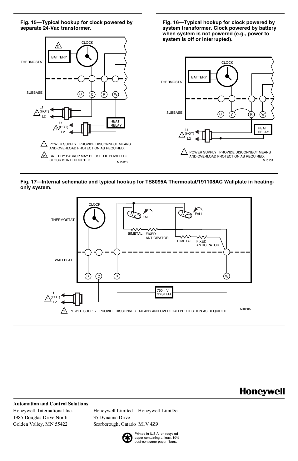 Honeywell 191108AC User Manual | Page 8 / 8