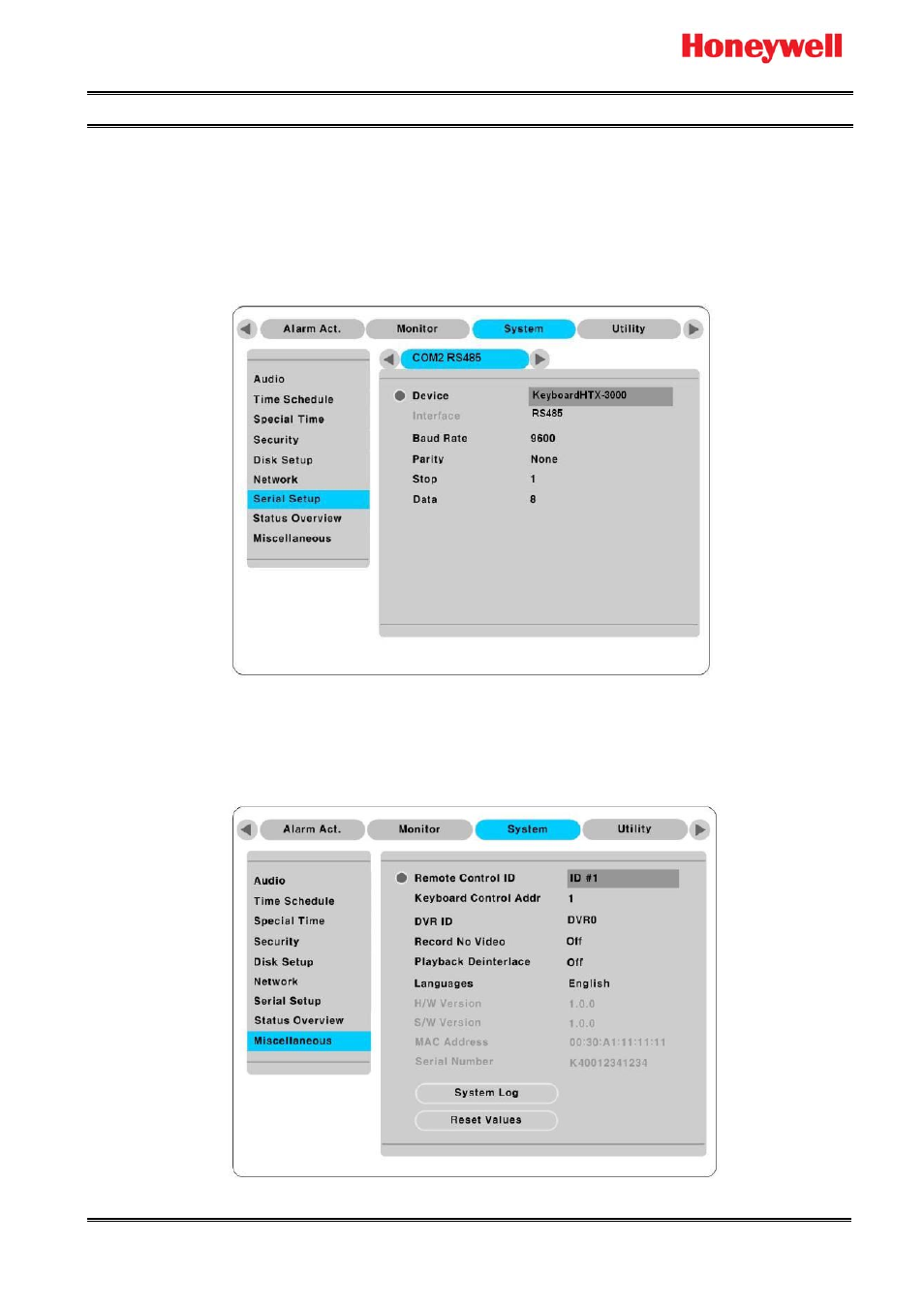 Honeywell security technical bulletin, Hndr-s 4848 dvr configuration | Honeywell HNDR-S 4848 User Manual | Page 4 / 5