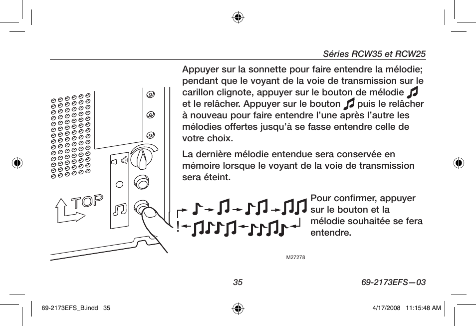 Honeywell RCW25 User Manual | Page 37 / 68