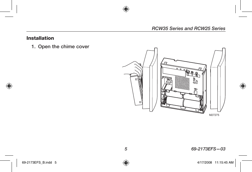 Honeywell RCW25 User Manual | Page 7 / 68