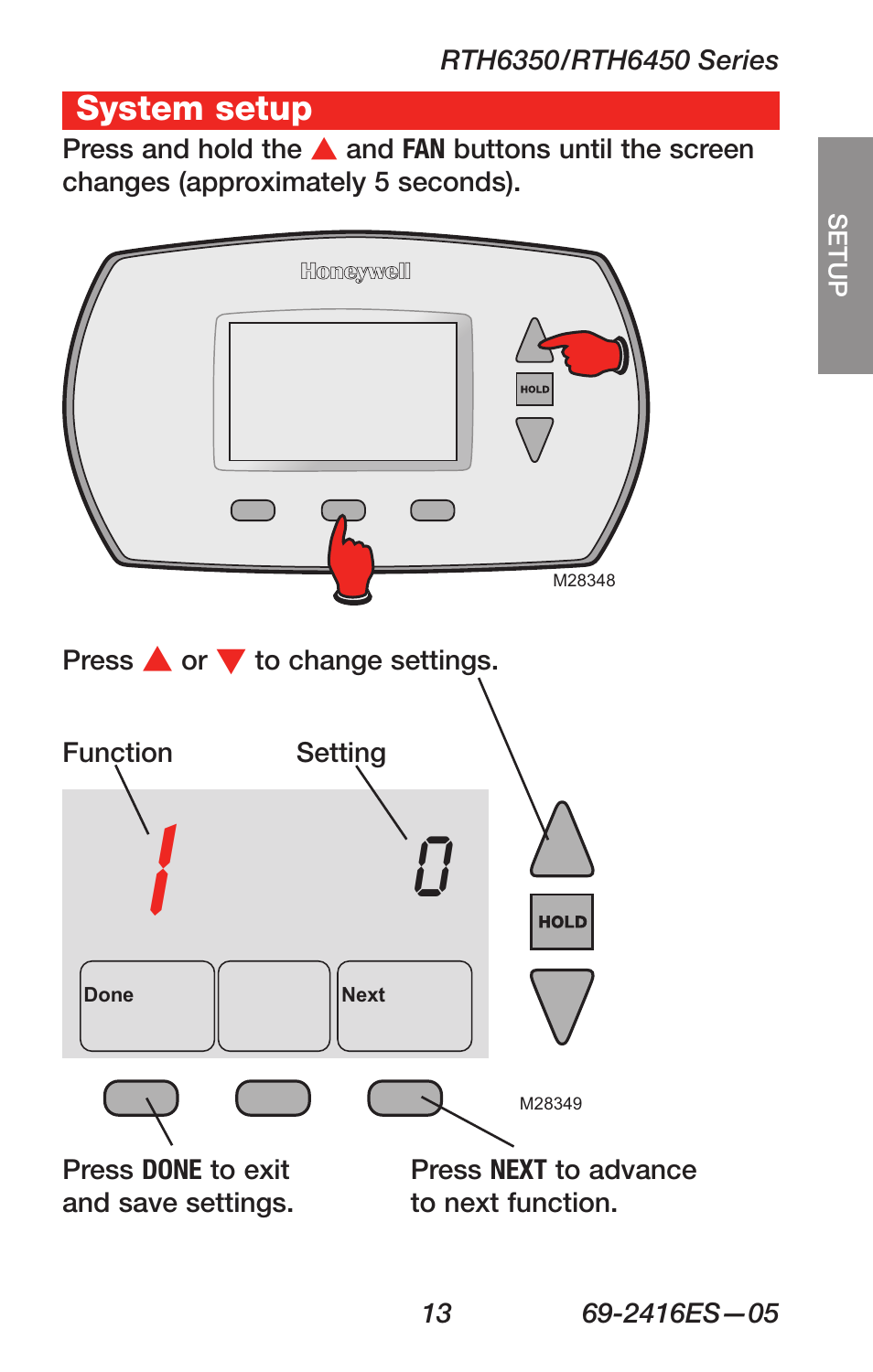 Honeywell RTH6350 User Manual | Page 15 / 64