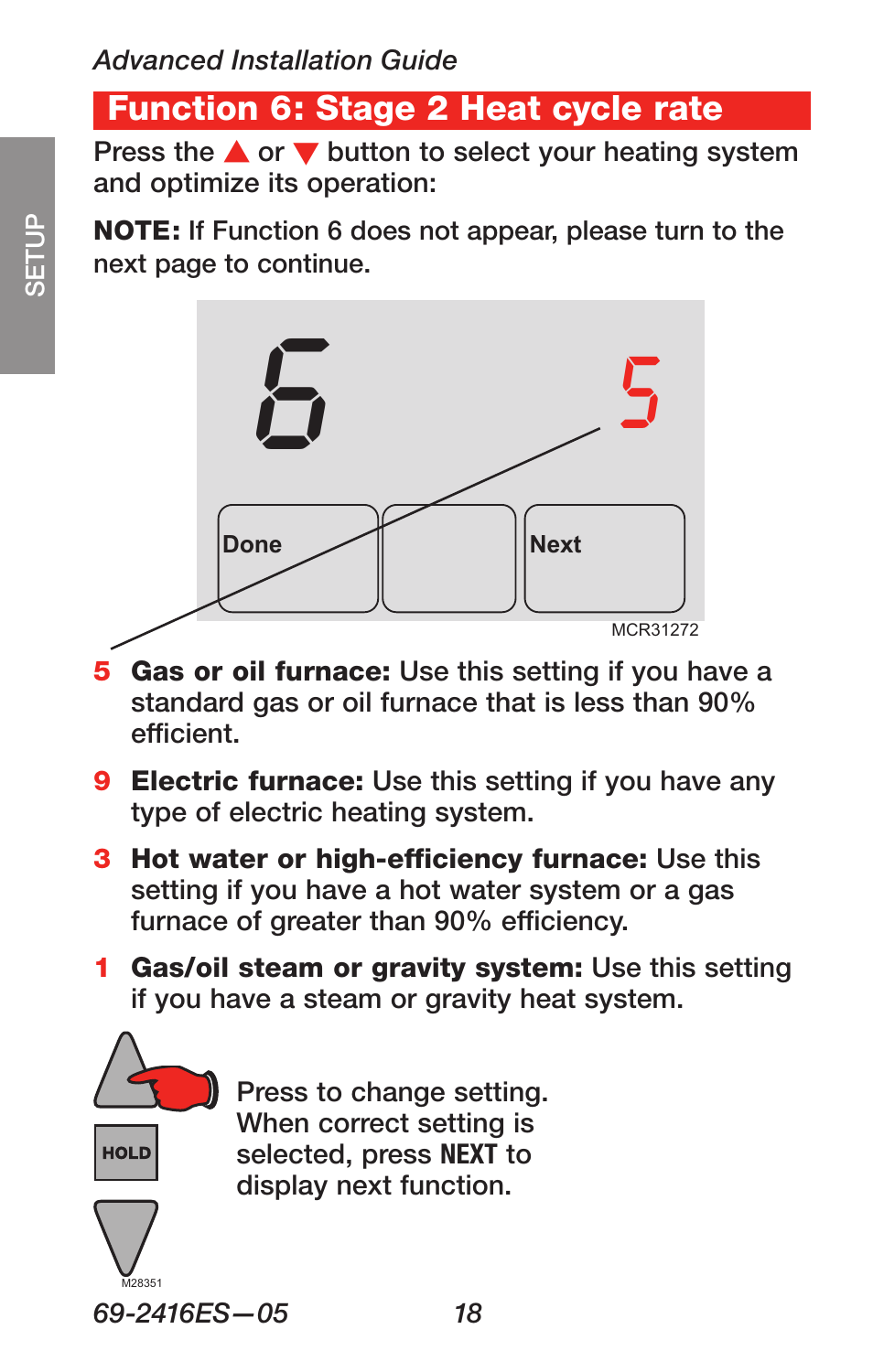 Honeywell RTH6350 User Manual | Page 20 / 64