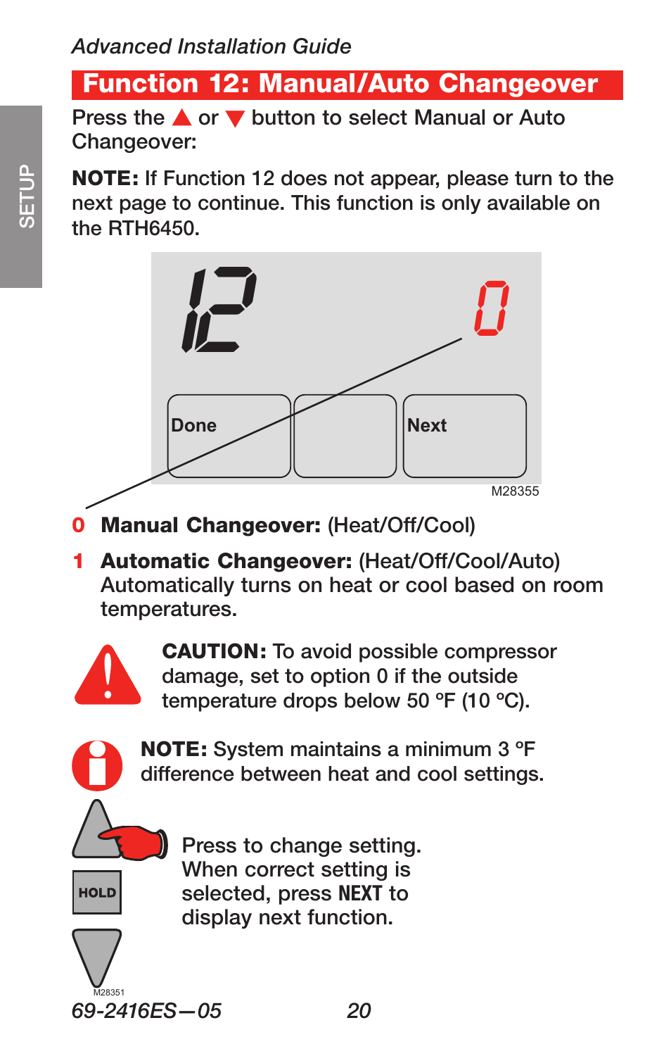 Honeywell RTH6350 User Manual | Page 22 / 64