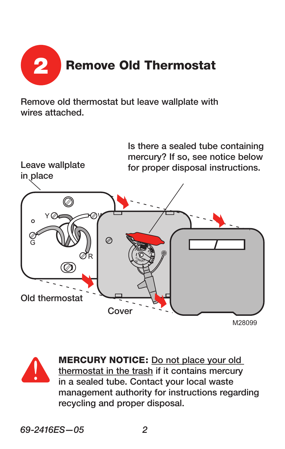 Remove old thermostat | Honeywell RTH6350 User Manual | Page 4 / 64