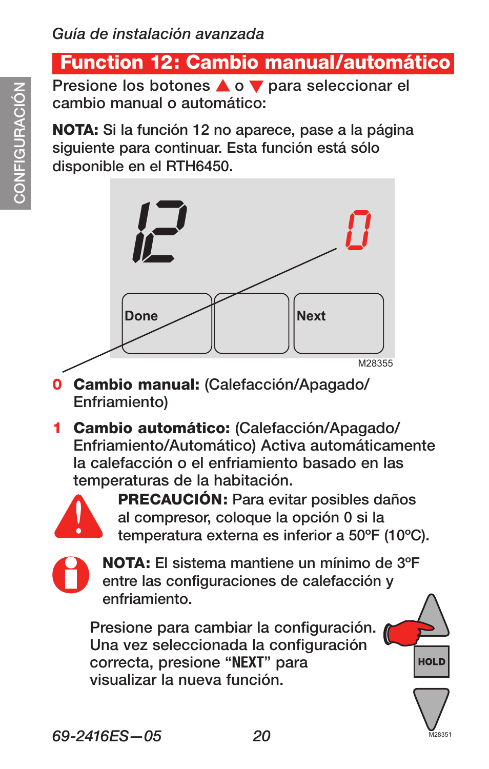 Honeywell RTH6350 User Manual | Page 54 / 64