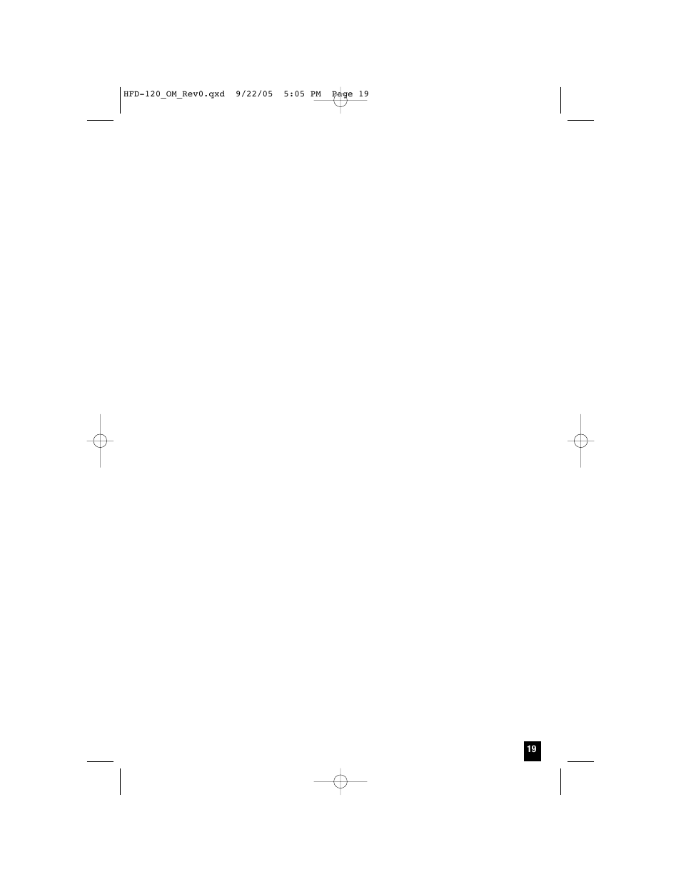Honeywell HFD-120 User Manual | Page 19 / 20