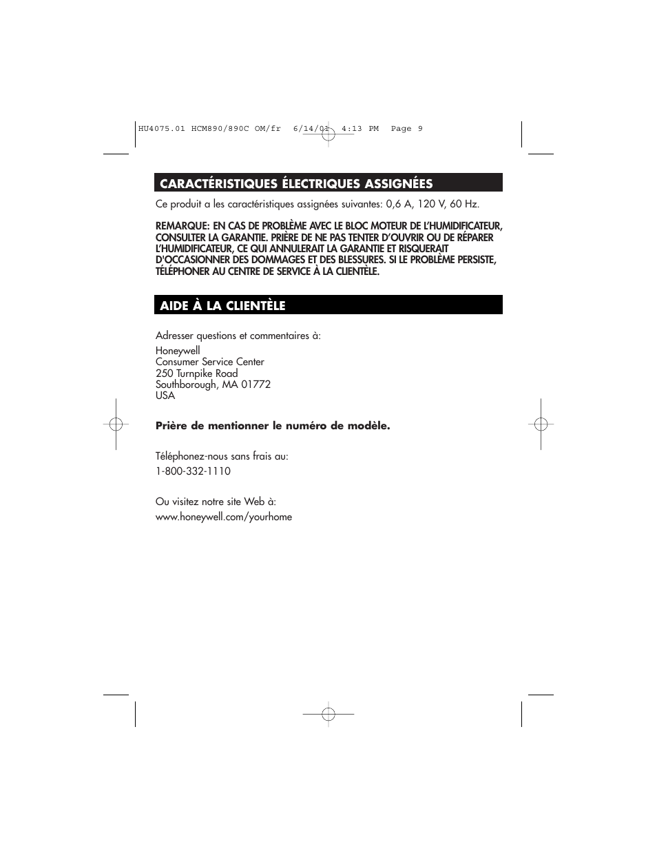 Honeywell HCM-890 User Manual | Page 21 / 36