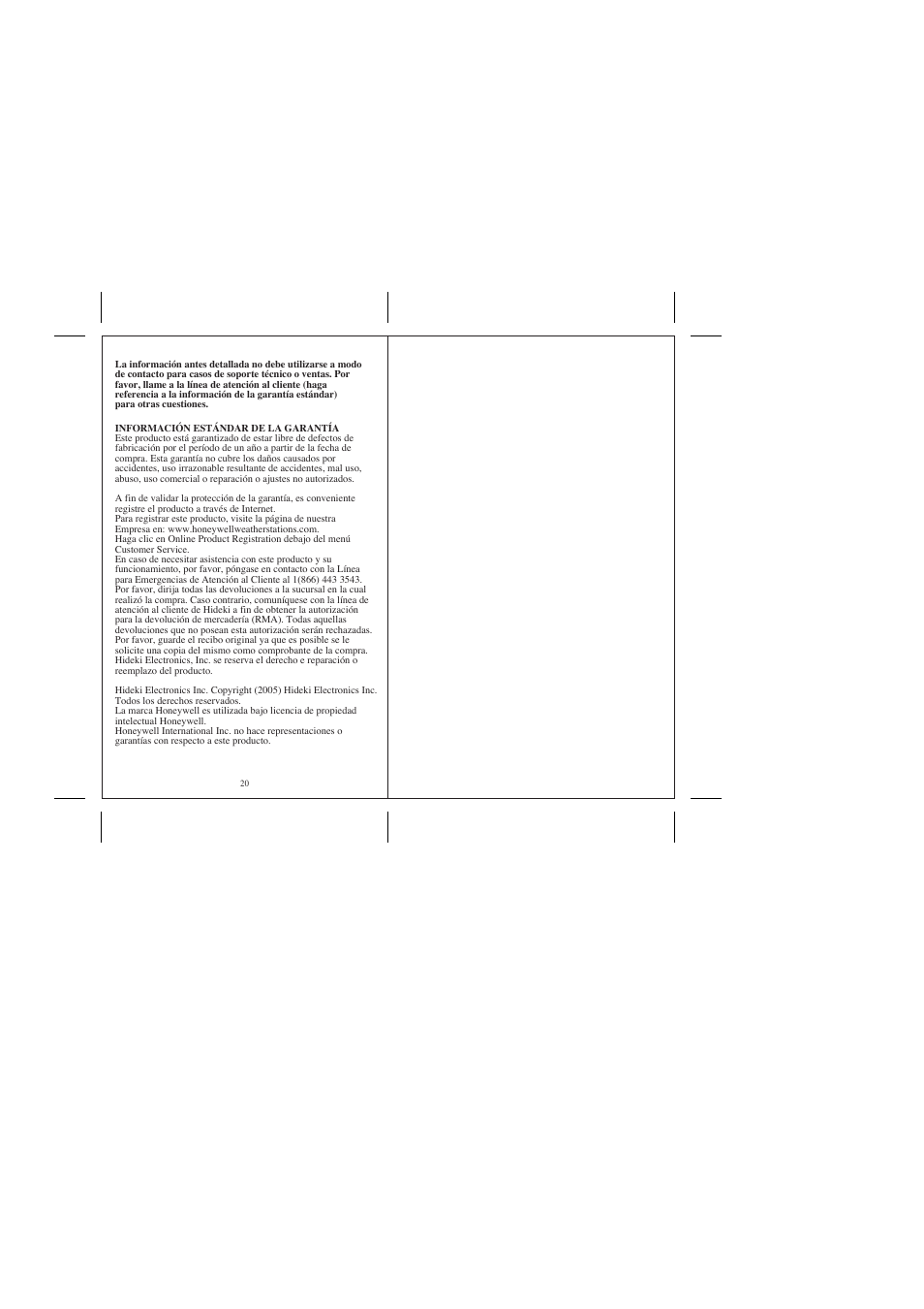 Honeywell TS33F User Manual | Page 12 / 18