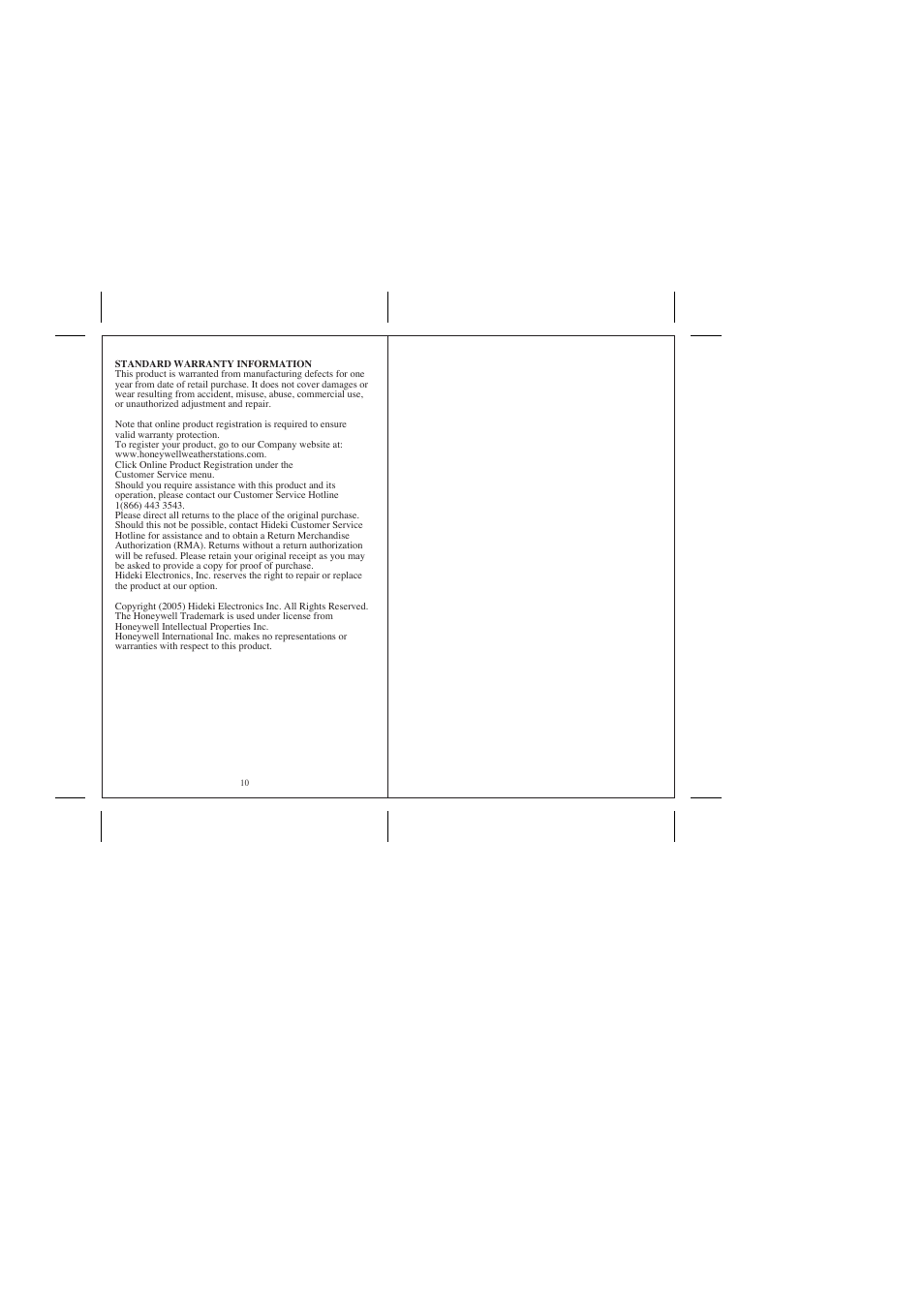 Honeywell TS33F User Manual | Page 6 / 18