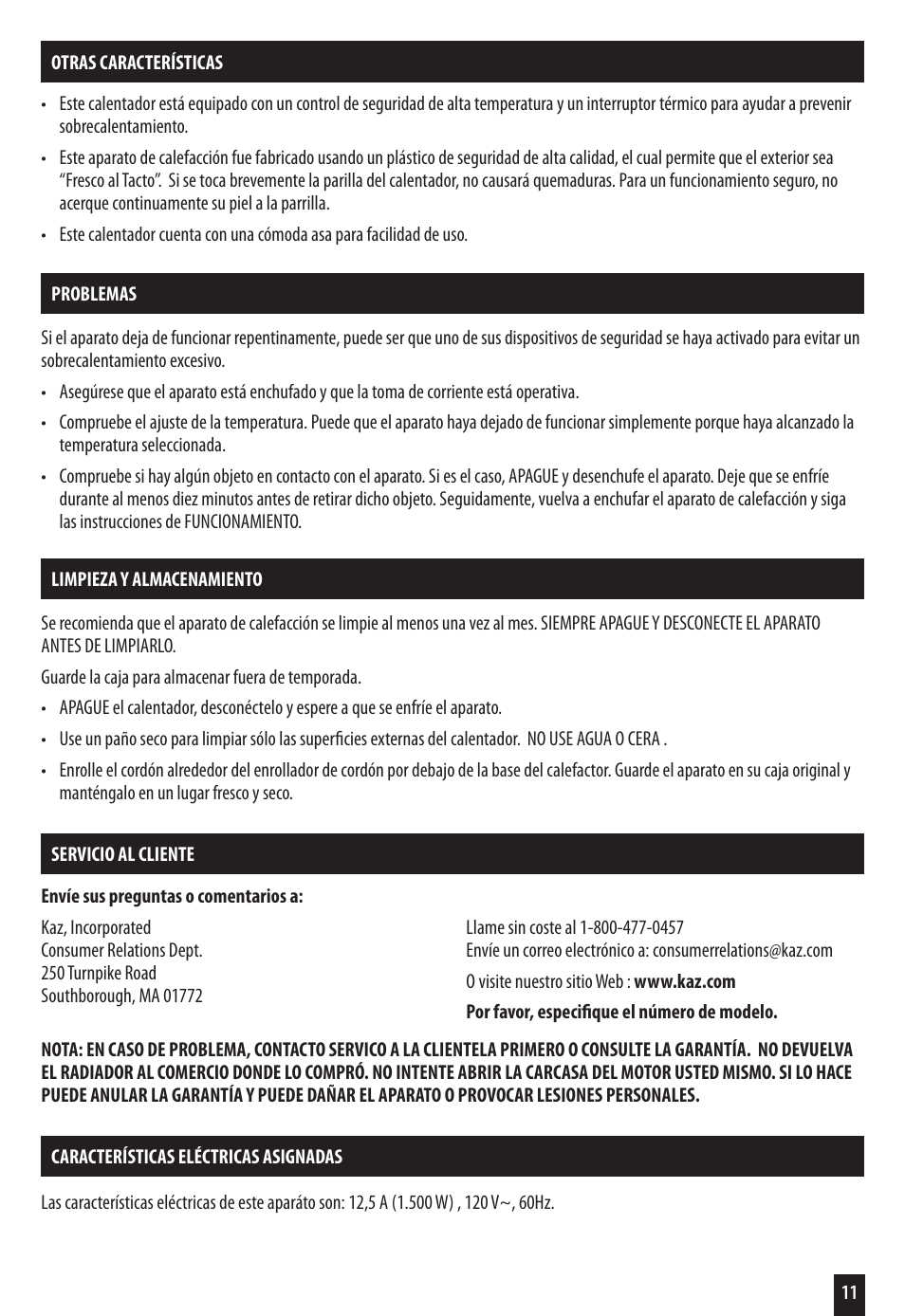 Honeywell HZ-7200 User Manual | Page 11 / 12