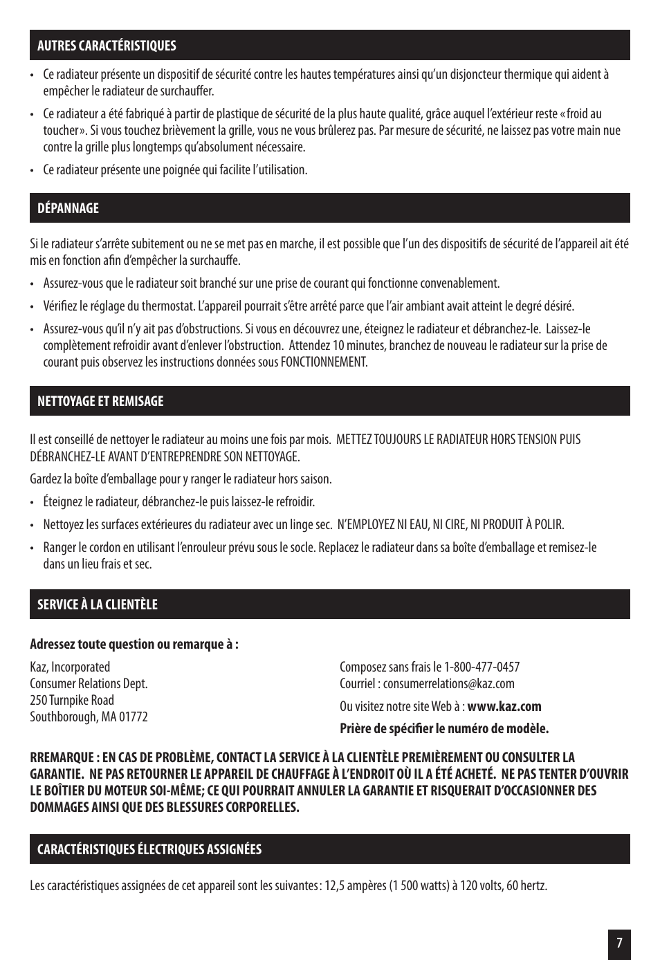 Honeywell HZ-7200 User Manual | Page 7 / 12