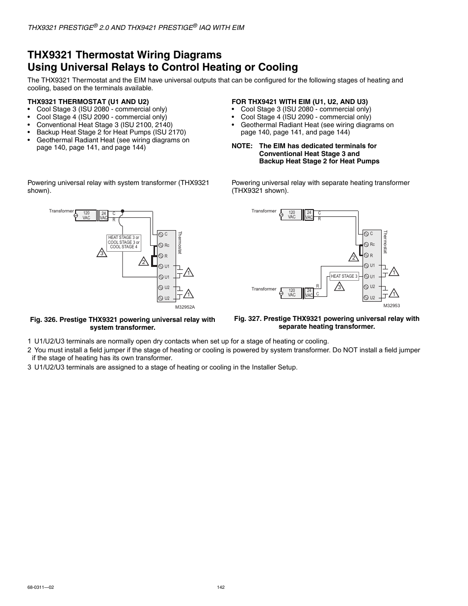 Honeywell PRESTIGE THX9321 User Manual | Page 142 / 160