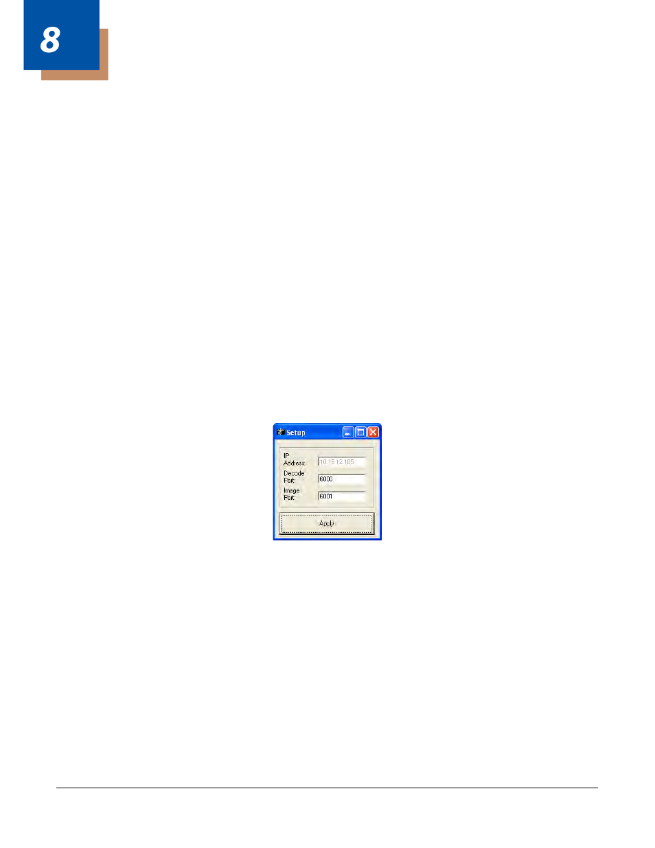 Using image view, Overview, Requirements | Configuring imageview on the workstation, Chapter 8 - using image view, Overview -1, Requirements -1, Configuring imageview on the workstation -1 | Honeywell Dolphin Demos User Manual | Page 39 / 46