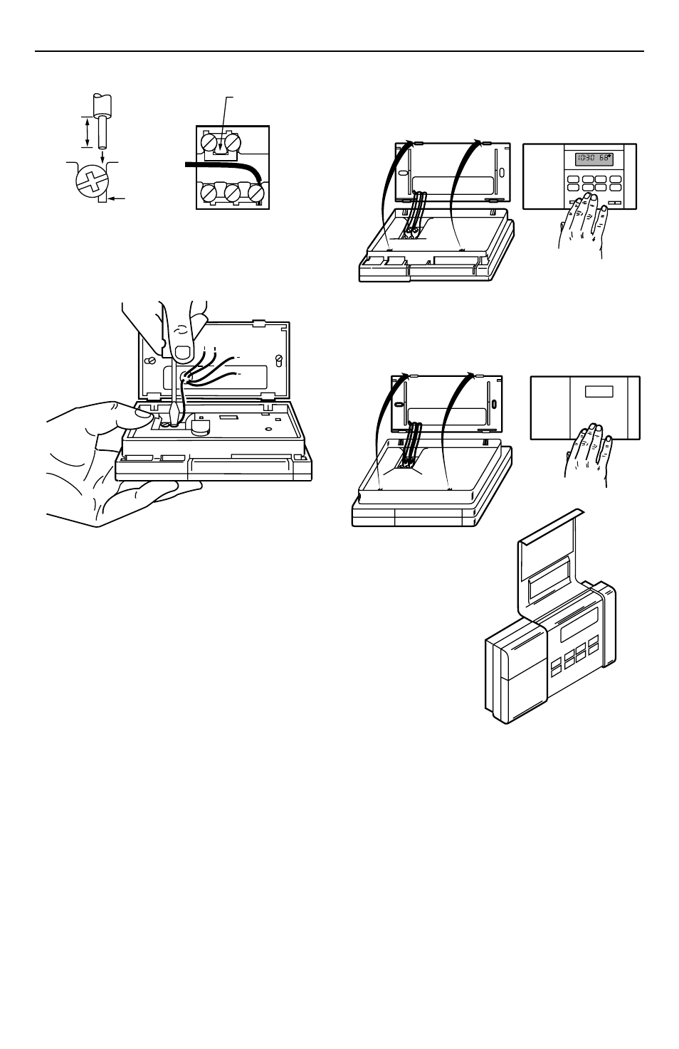 Mounting thermostat on mounting plate, T8112c,d electronic programmable thermostats, T8112c | Honeywell D User Manual | Page 4 / 8