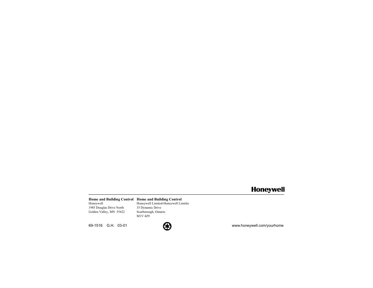 Honeywell EQUIPMENT MONITORING SYSTEM W8710A User Manual | Page 8 / 8