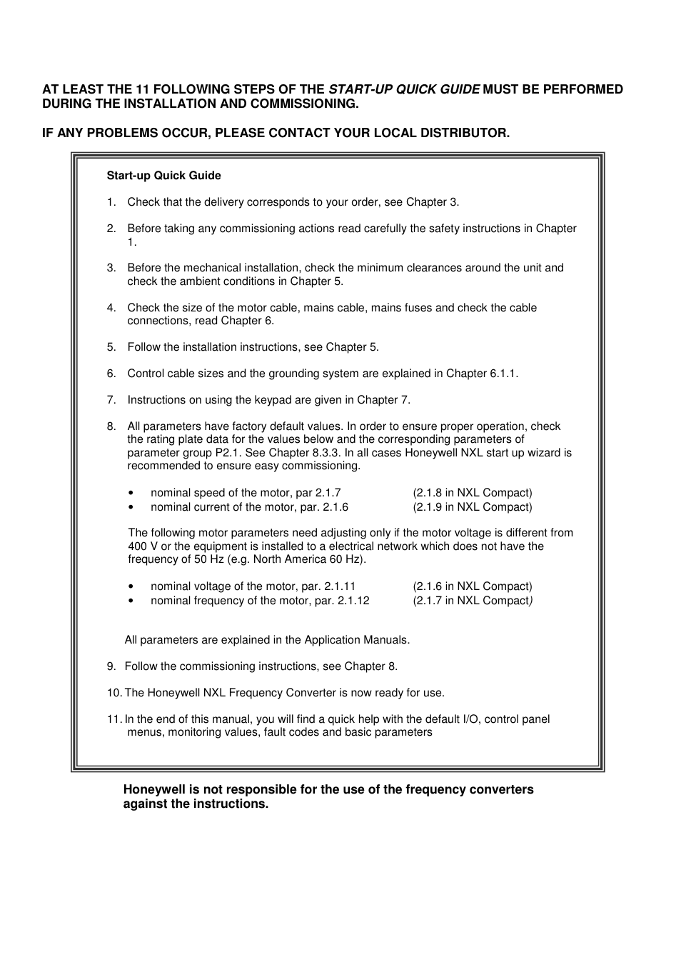 Honeywell NXL User Manual | Page 2 / 96