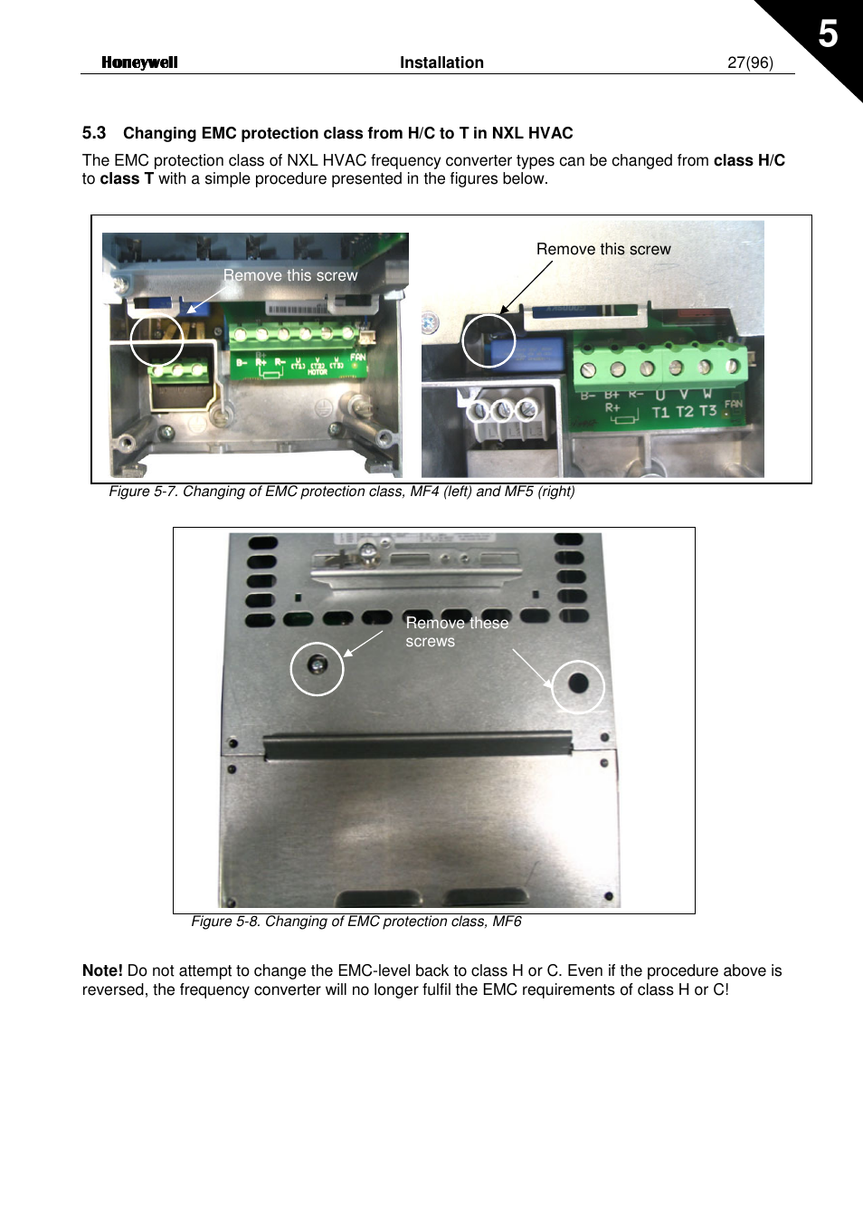 Honeywell NXL User Manual | Page 27 / 96