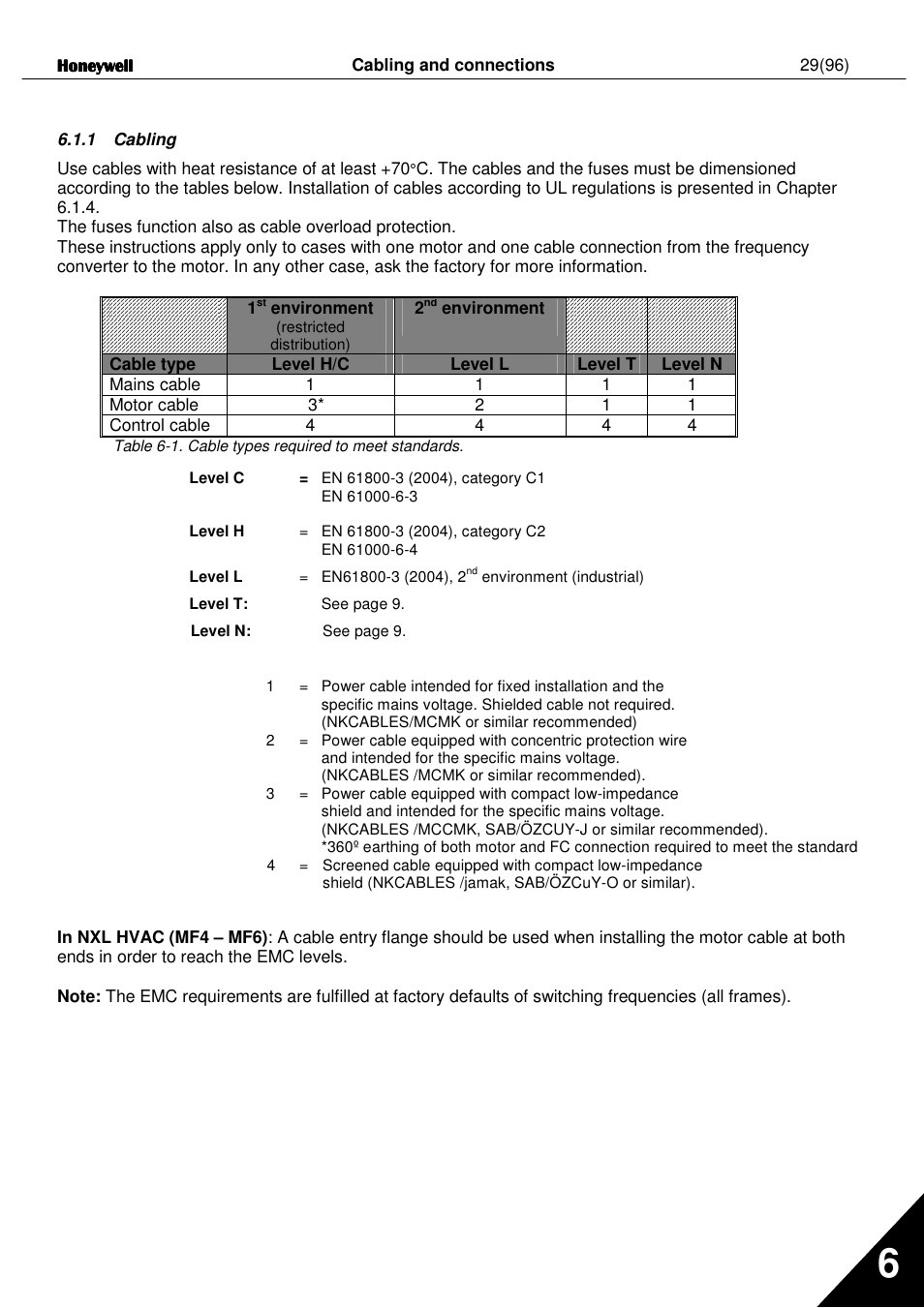 Honeywell NXL User Manual | Page 29 / 96