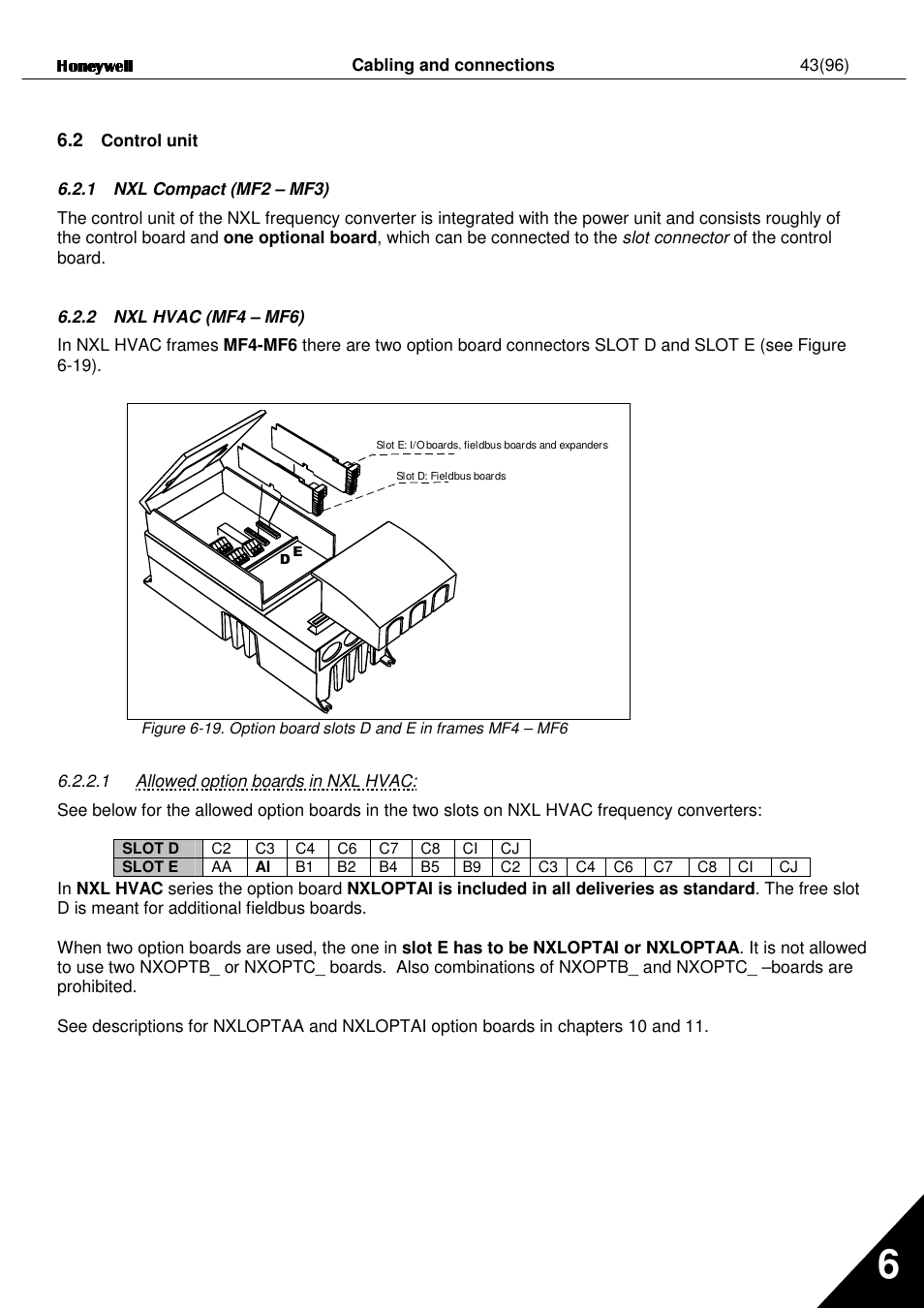 Honeywell NXL User Manual | Page 43 / 96