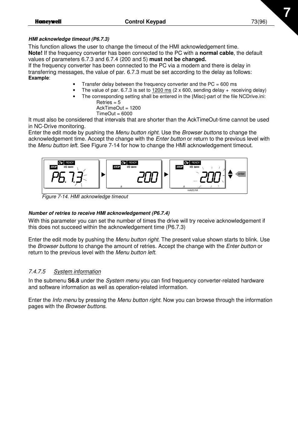 Honeywell NXL User Manual | Page 73 / 96