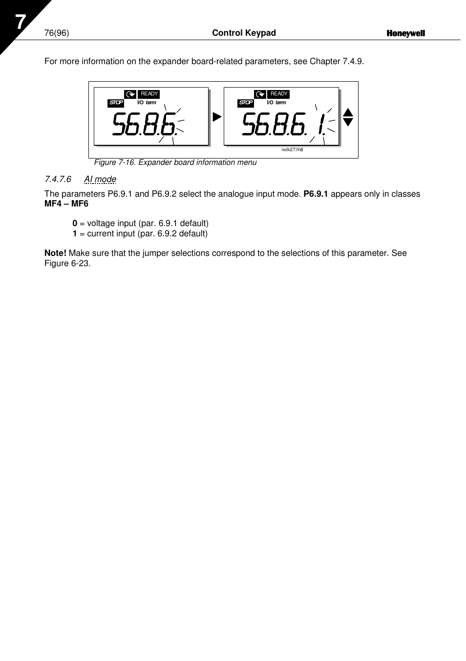 Honeywell NXL User Manual | Page 76 / 96