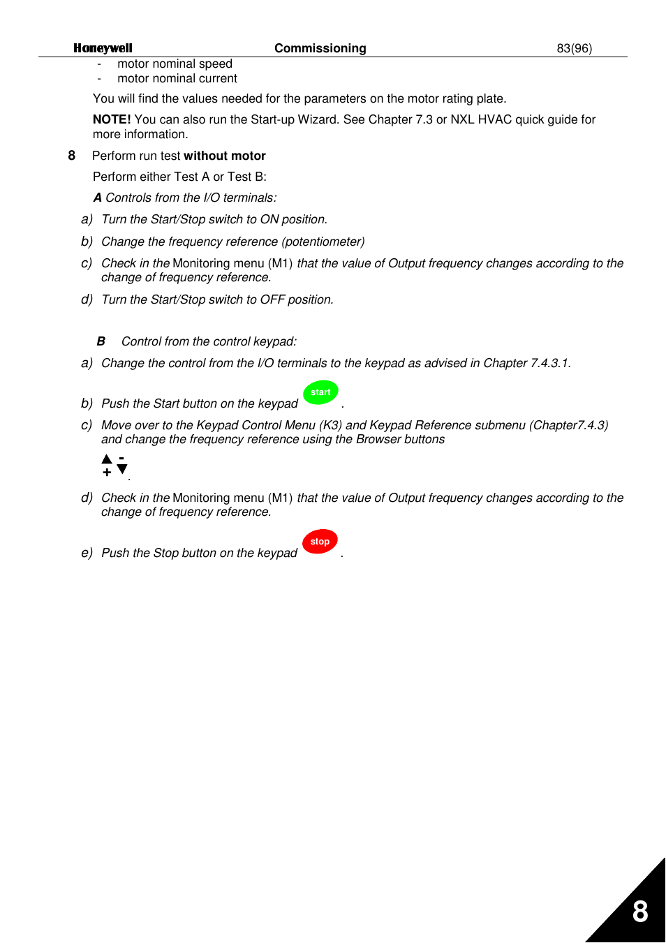 Honeywell NXL User Manual | Page 83 / 96