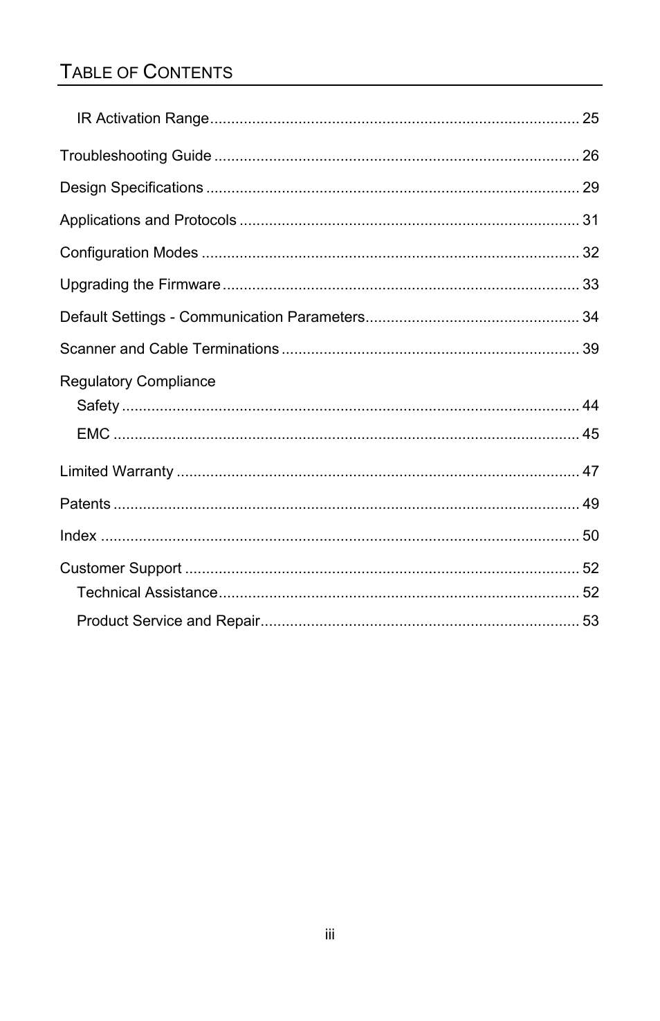 Honeywell QUANTUME IS3480 User Manual | Page 4 / 60