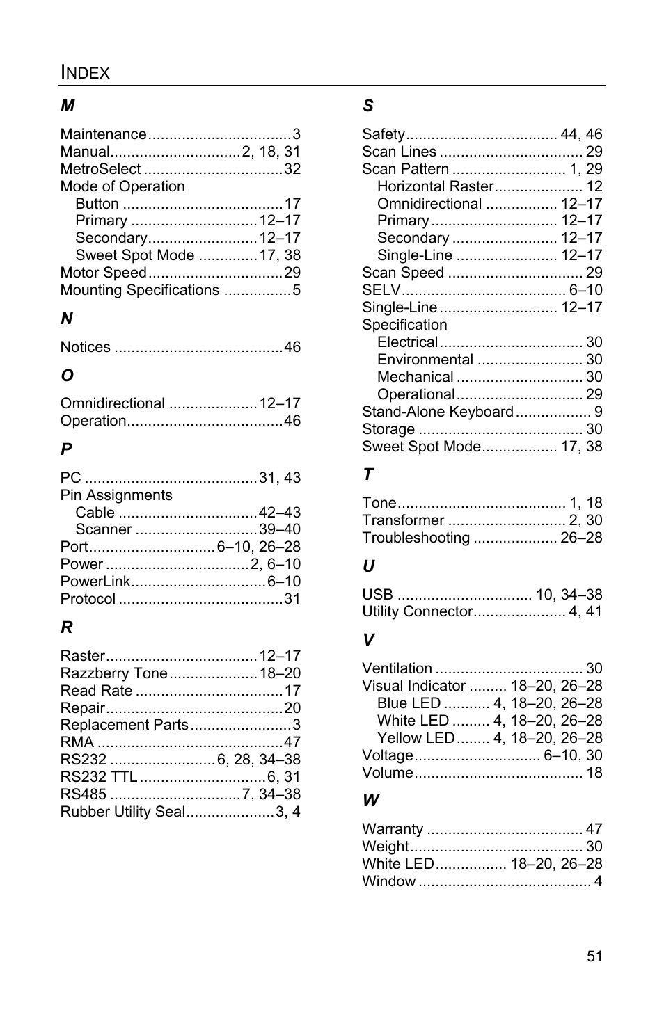 Honeywell QUANTUME IS3480 User Manual | Page 55 / 60