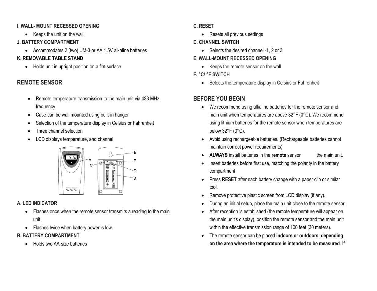 Honeywell TE219ELW User Manual | Page 4 / 12