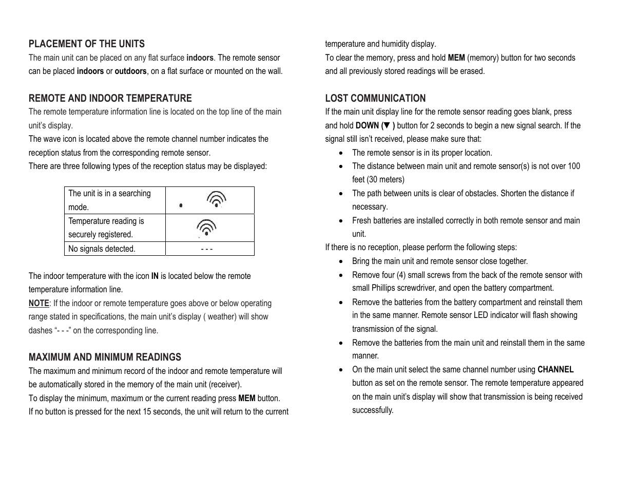 Honeywell TE219ELW User Manual | Page 6 / 12