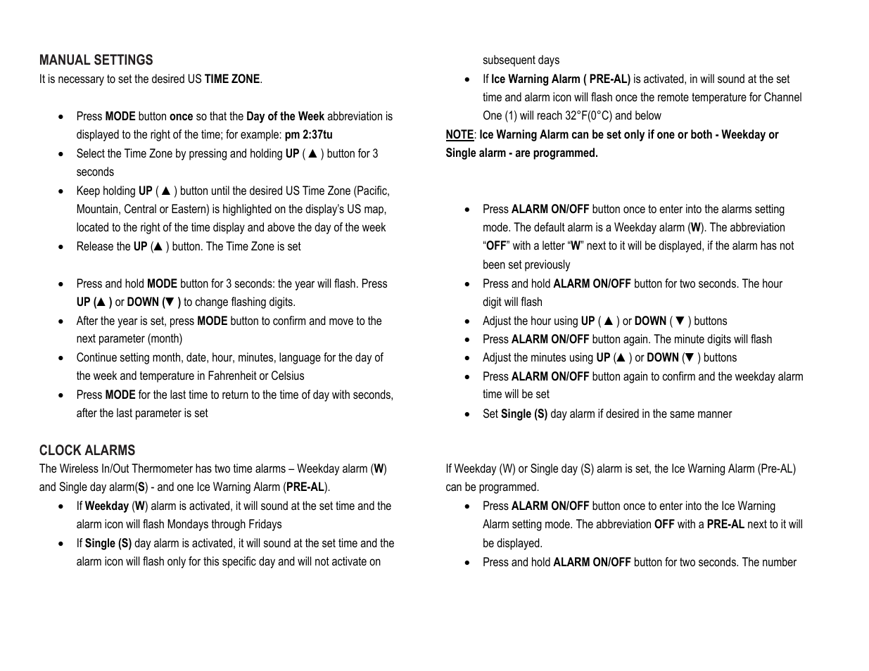 Honeywell TE219ELW User Manual | Page 8 / 12