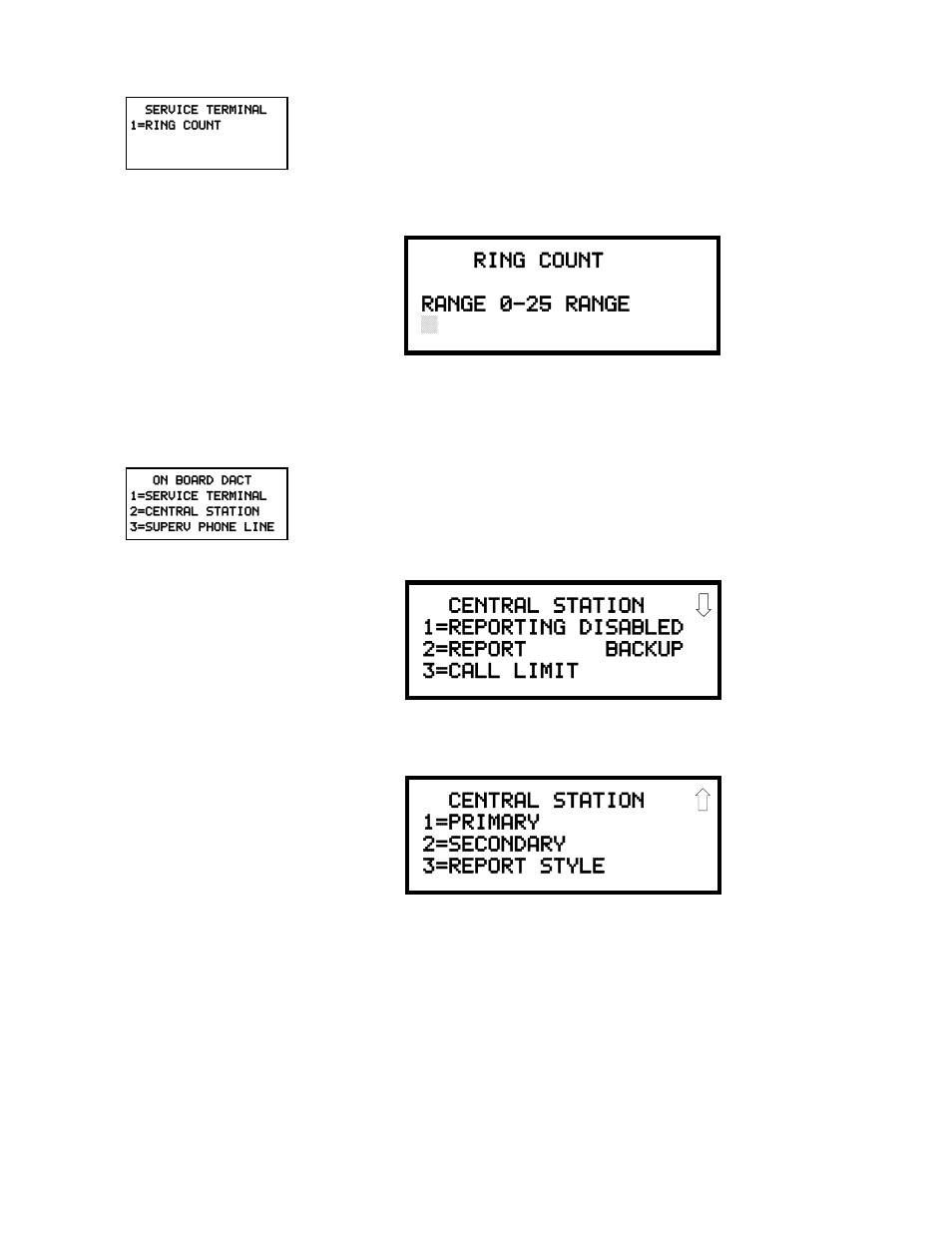 Ring count range 0-25 range | Honeywell MS-9200UDLSE User Manual | Page 133 / 228