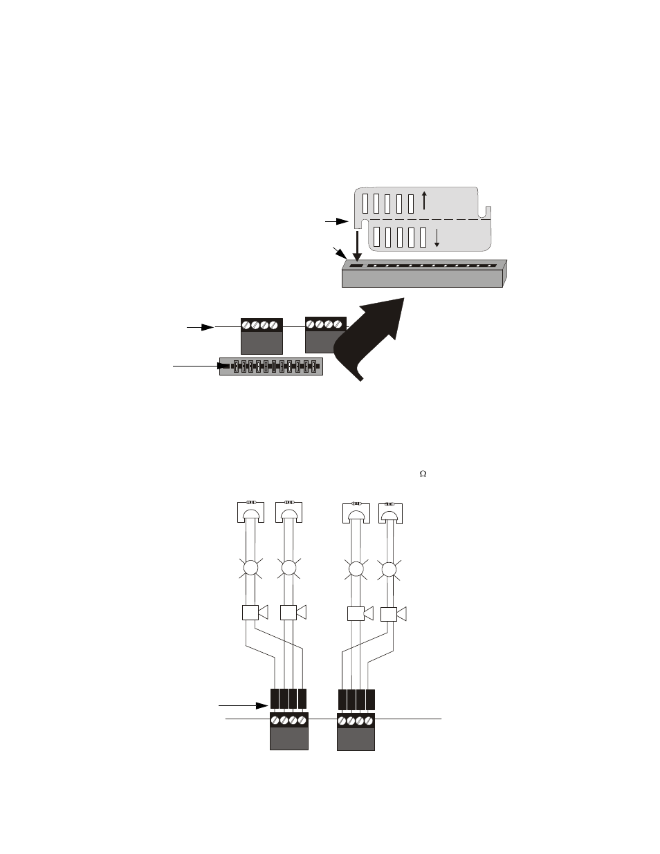 1 configuring nacs, 2 style y (class b) nac wiring, Installation | Figure 2.7 nac configuration using nackey, Figure 2.8 nac style y (class b) wiring | Honeywell MS-9200UDLSE User Manual | Page 51 / 228