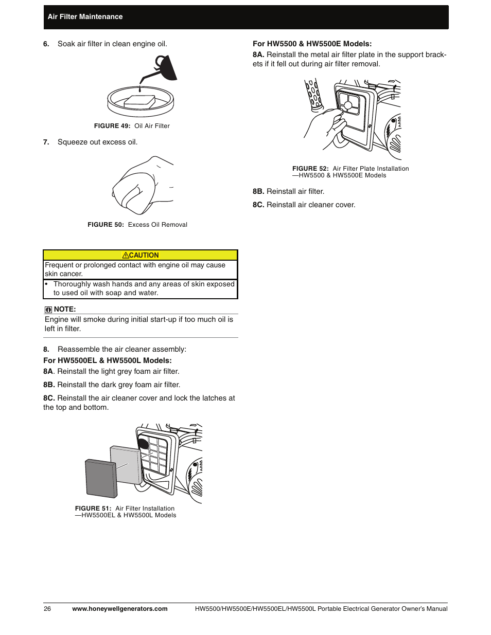 Honeywell HW5500L User Manual | Page 32 / 94