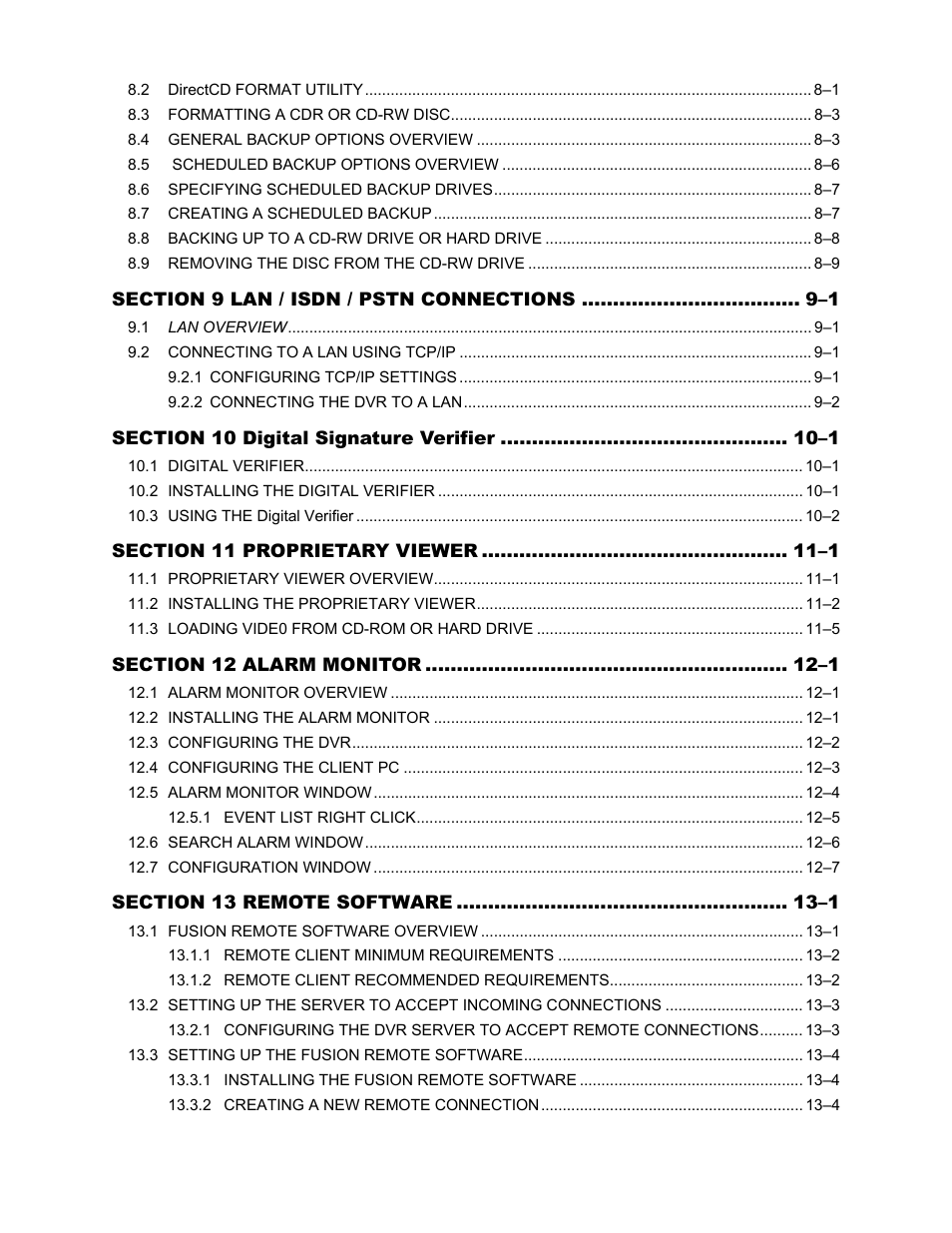 Honeywell FUSION User Manual | Page 18 / 168