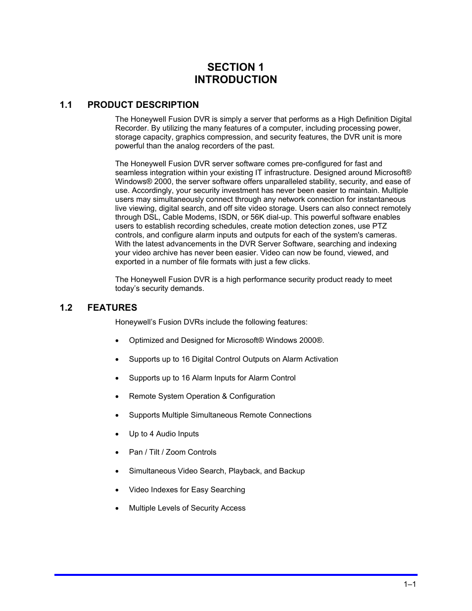 Honeywell FUSION User Manual | Page 21 / 168