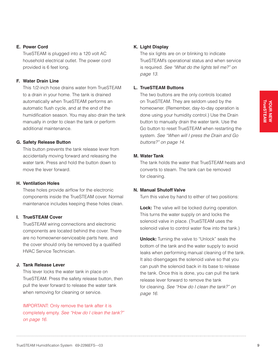 Honeywell TRUESTEAM 69-2286EFS-03 User Manual | Page 11 / 80