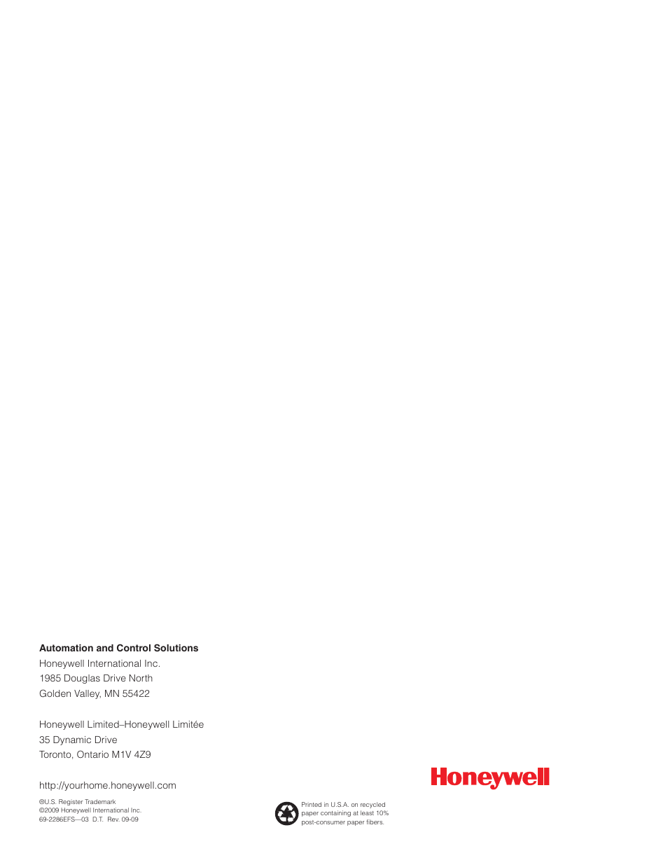 Honeywell TRUESTEAM 69-2286EFS-03 User Manual | Page 26 / 80