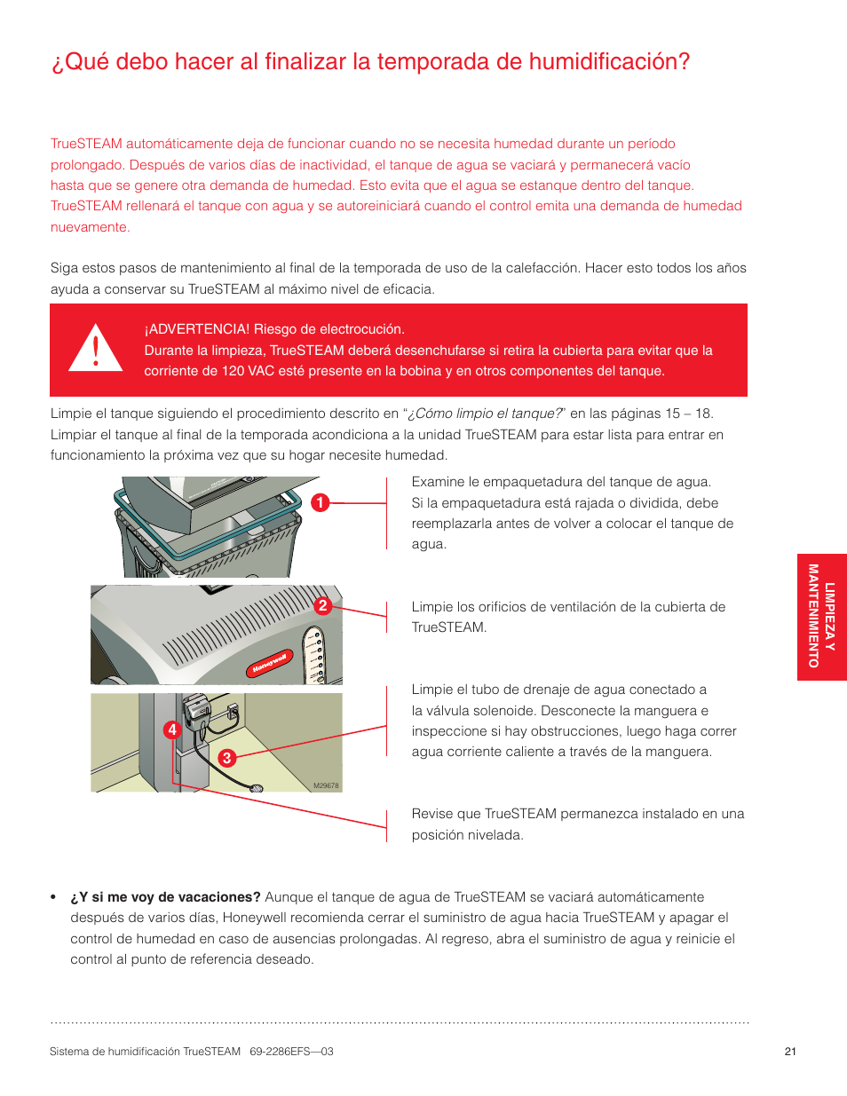 Honeywell TRUESTEAM 69-2286EFS-03 User Manual | Page 75 / 80