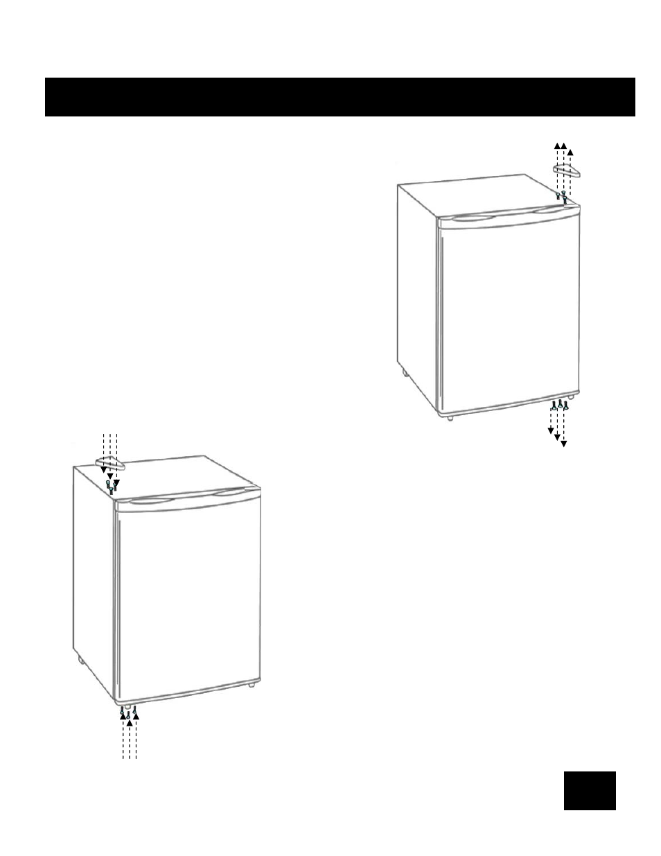 Changing the reversible door | Honeywell 88037 User Manual | Page 8 / 12