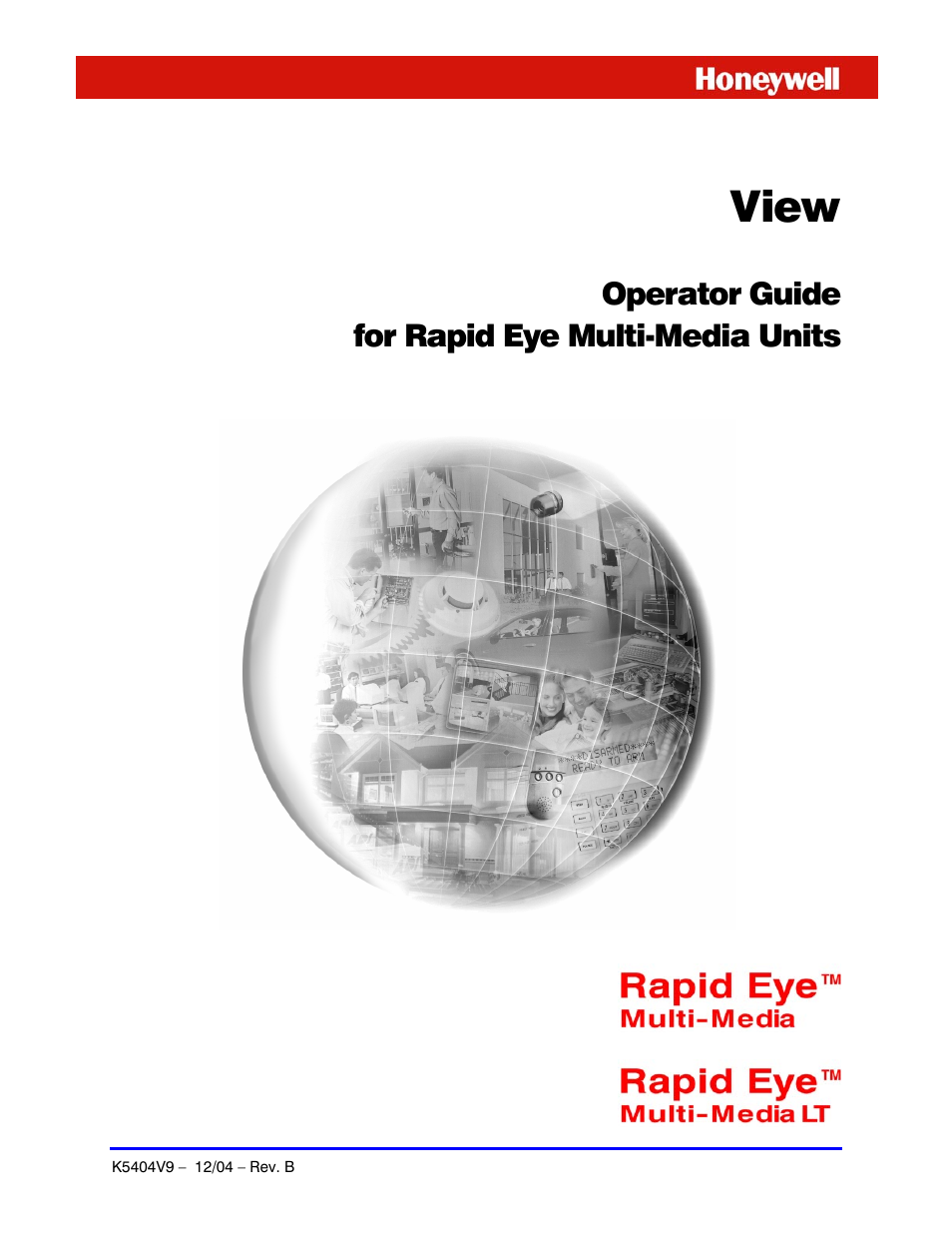 Honeywell RAPID EYE K5404V9 User Manual | 144 pages