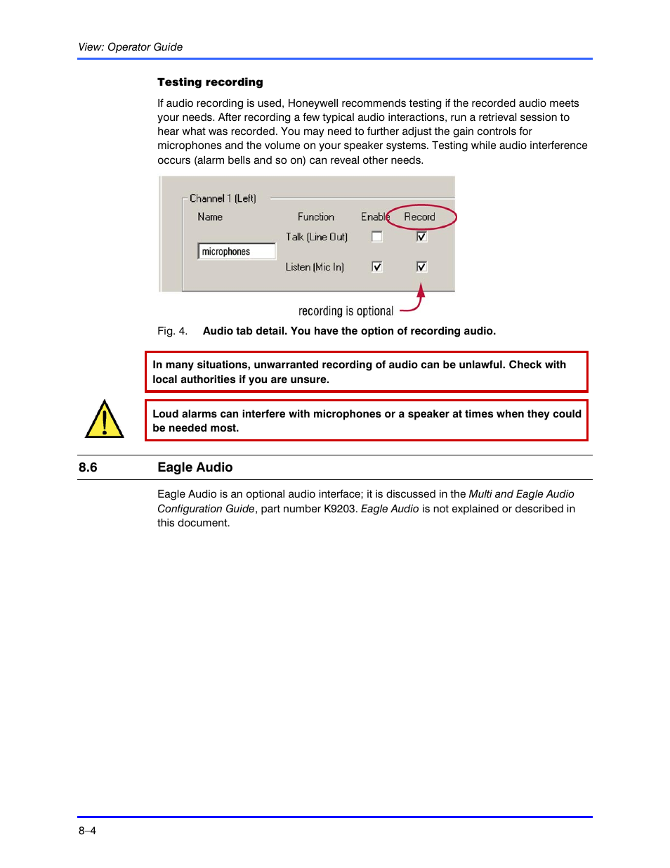 Honeywell RAPID EYE K5404V9 User Manual | Page 100 / 144