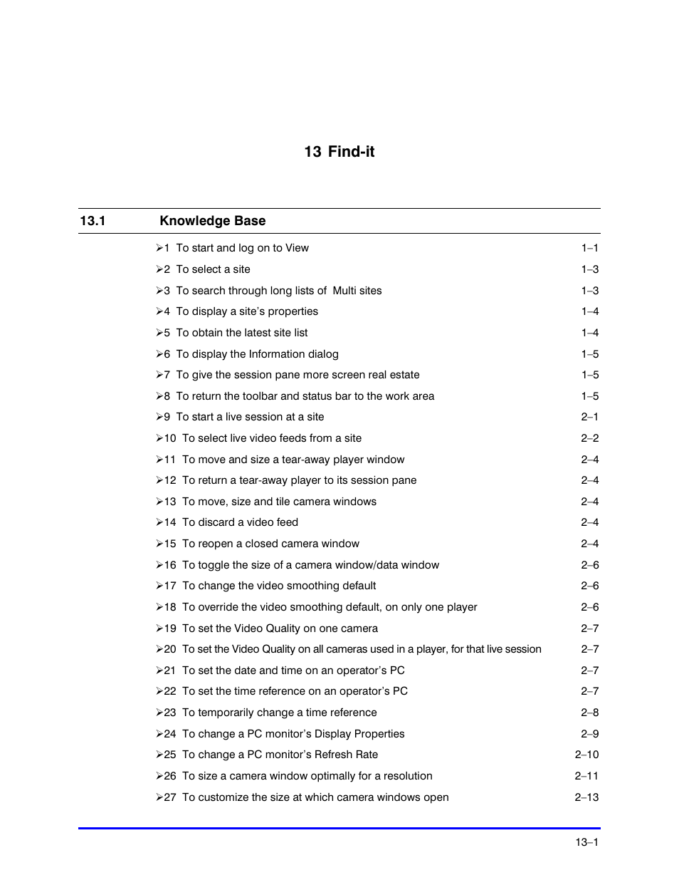 13 find-it | Honeywell RAPID EYE K5404V9 User Manual | Page 121 / 144
