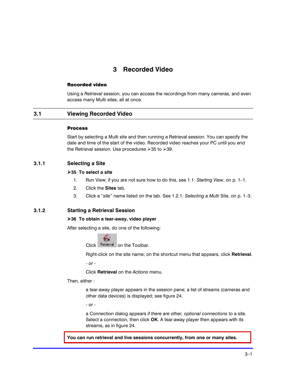 3 recorded video | Honeywell RAPID EYE K5404V9 User Manual | Page 37 / 144