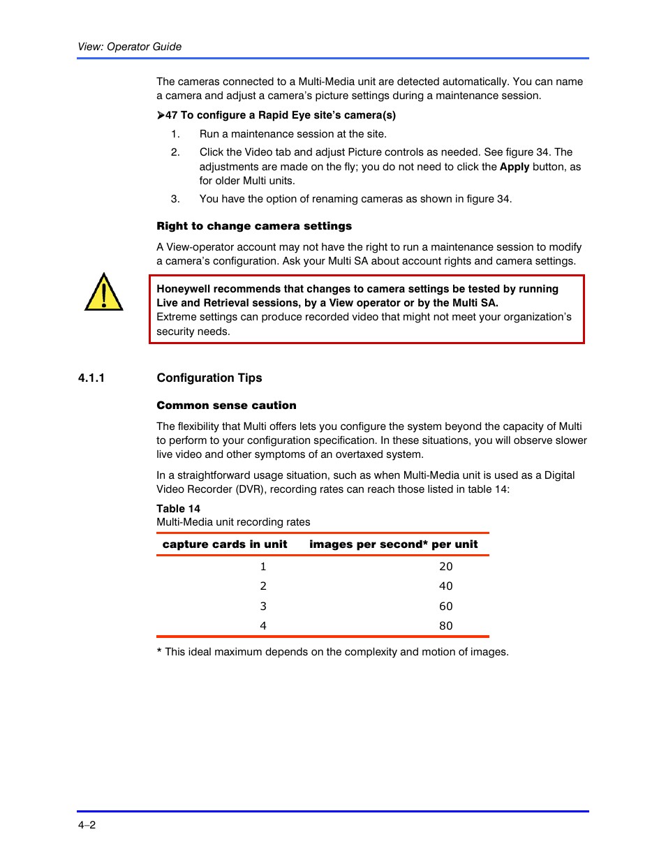 Honeywell RAPID EYE K5404V9 User Manual | Page 46 / 144
