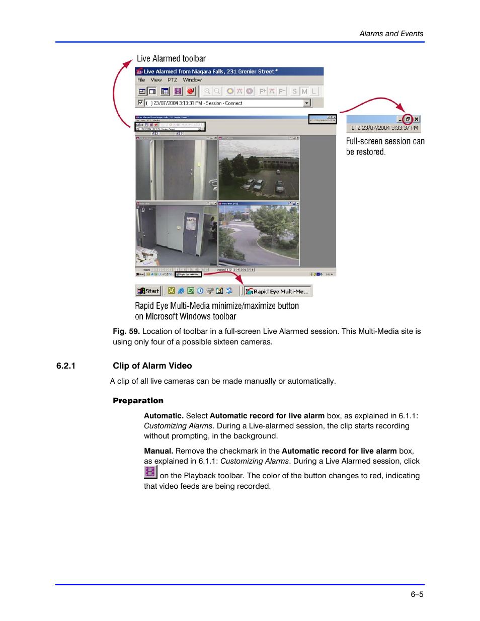 Honeywell RAPID EYE K5404V9 User Manual | Page 69 / 144