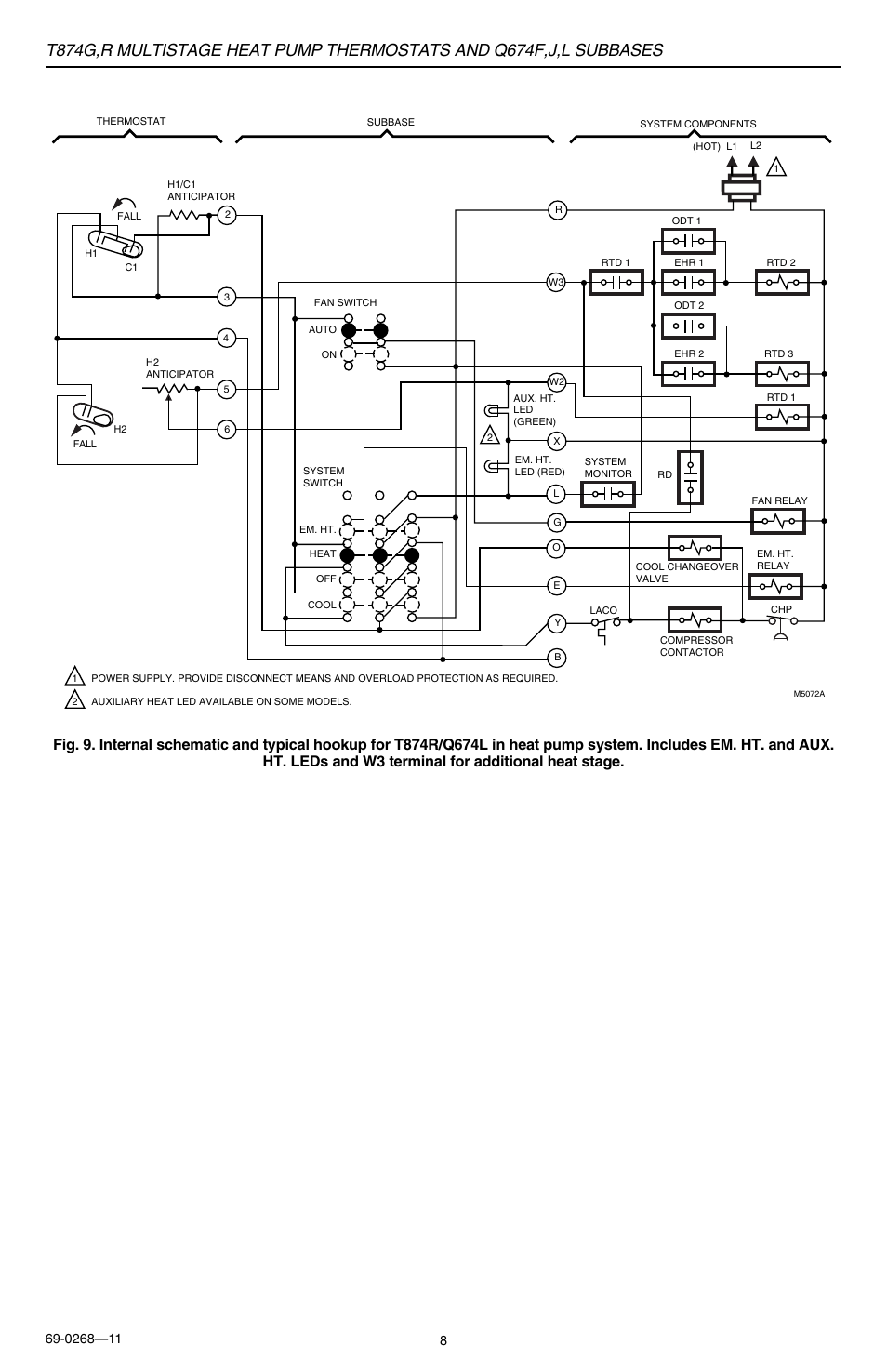 Honeywell Q674F User Manual | Page 8 / 12