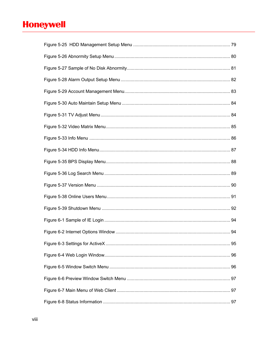 Honeywell | Honeywell HD-16DVR-C User Manual | Page 10 / 169
