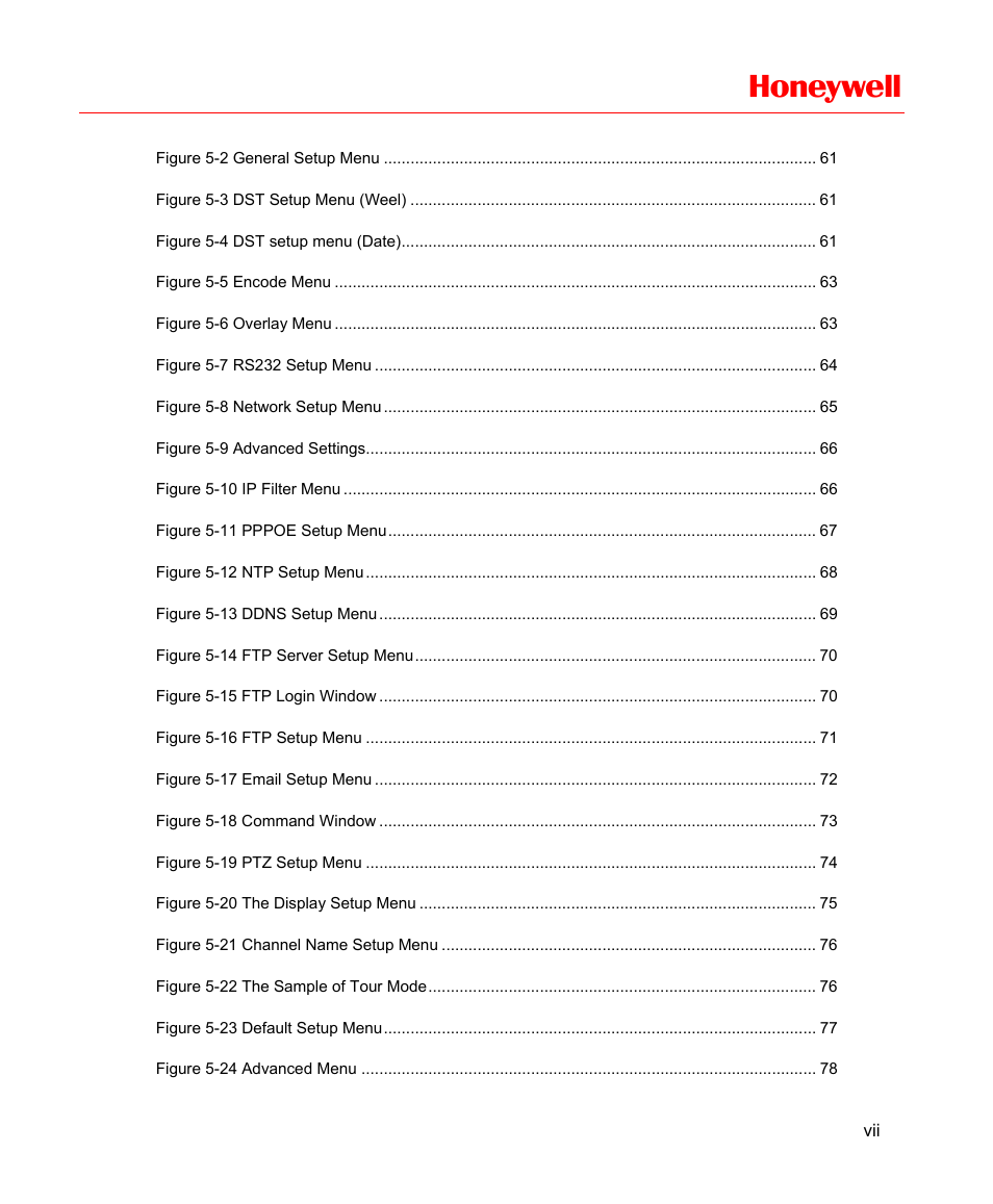 Honeywell | Honeywell HD-16DVR-C User Manual | Page 9 / 169