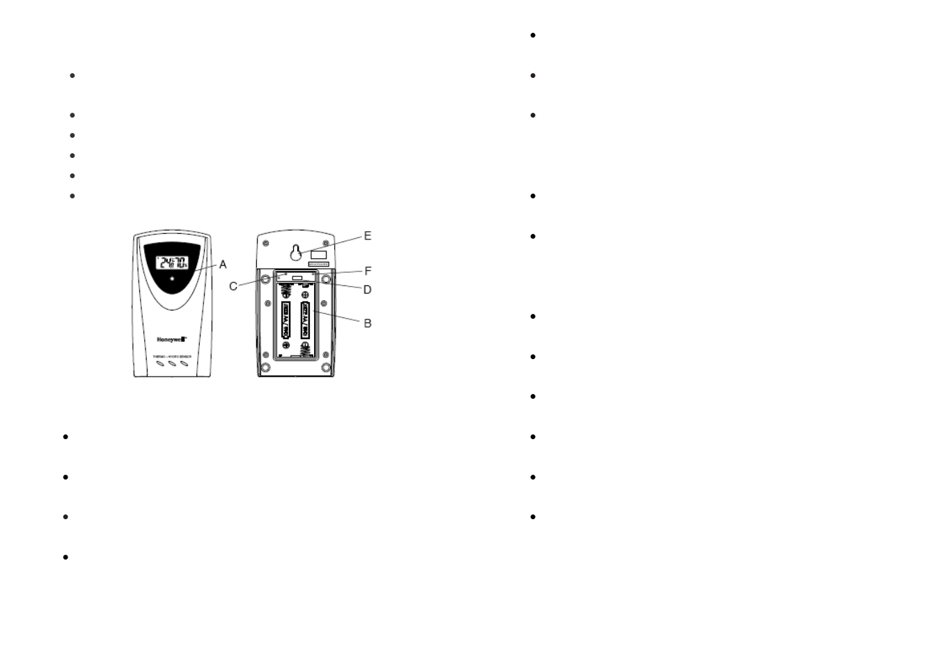 Honeywell TM005X User Manual | Page 4 / 10